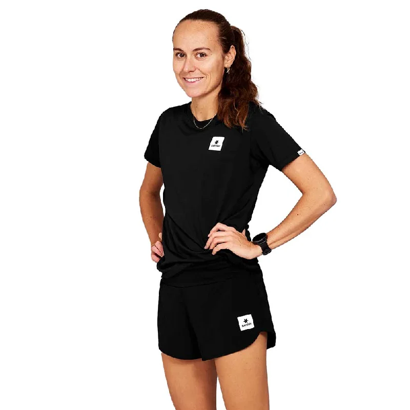 Women's Clean Combat T-shirt - Black-- Lace Blend Ribbed Blend Corduroy Blend