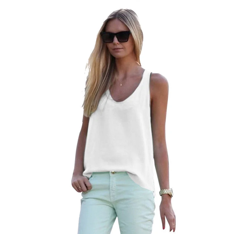 Fashion Spagetti Strap Vest Tank Top Womens Chiffon Sleeveless t-shirts Plus Size Camis T Shirt LJ3943E-- Cotton Fabric Linen Fabric Terry Fabric Fashion Spagetti Strap Vest Tank Top Womens Chiffon Sleeveless t-shirts Plus Size Camis T Shirt LJ3943E-- Cotton Fabric Linen Fabric Terry Fabric