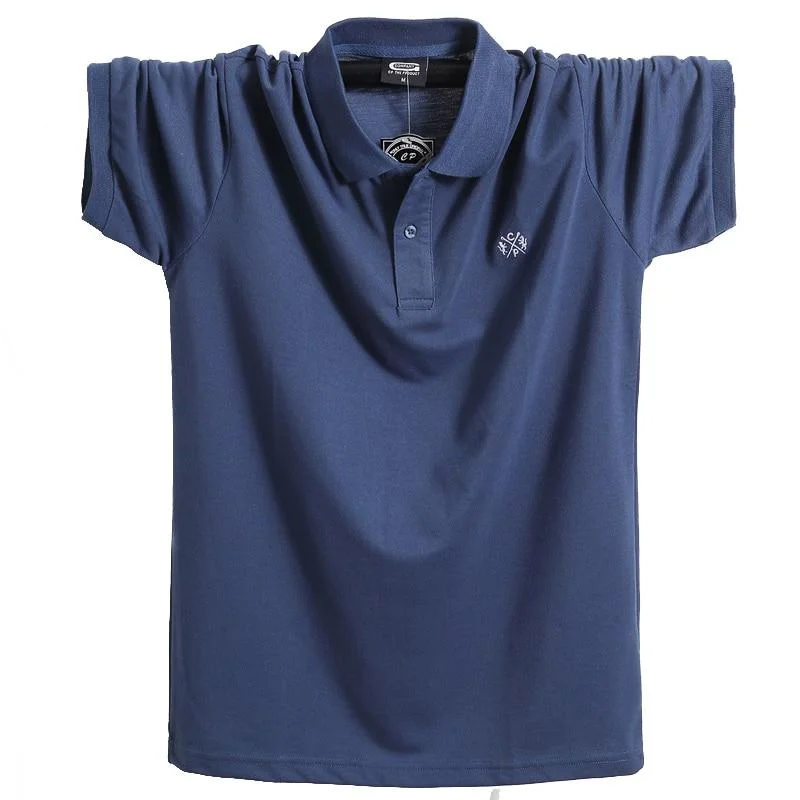 Summer Men Polo Shirt-- Thin T-Shirt Open Front Quick Dry