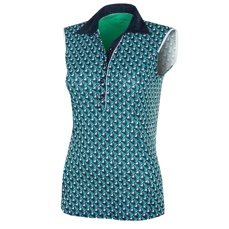 Mila - Breathable sleeveless golf shirt -- Basic T-Shirt Crew Neck Short Sleeve