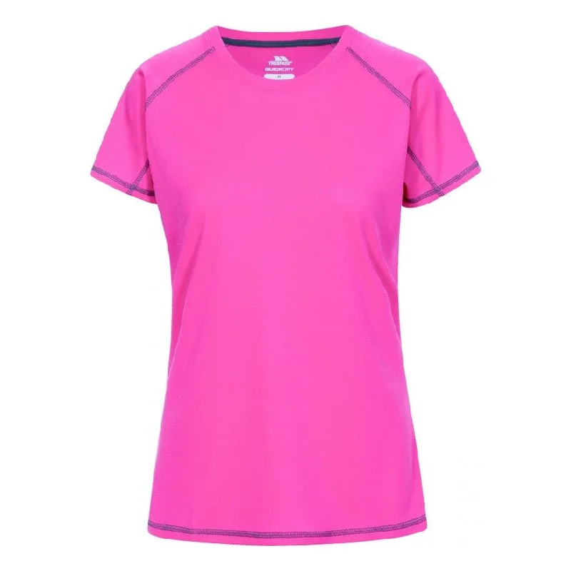 Viktoria Women's Active T-Shirt - Pink Lady-- Iron Safe Non-Iron Wrinkle Free