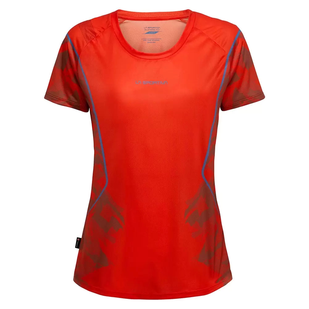 La Sportiva Pacer T-Shirt-- Houndstooth Herringbone Solid