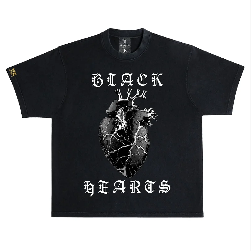 November reine (Black / White "Black Hearts" t-shirt)-- Machine Wash Dry Clean Hand Wash November reine (Black / White "Black Hearts" t-shirt)-- Machine Wash Dry Clean Hand Wash
