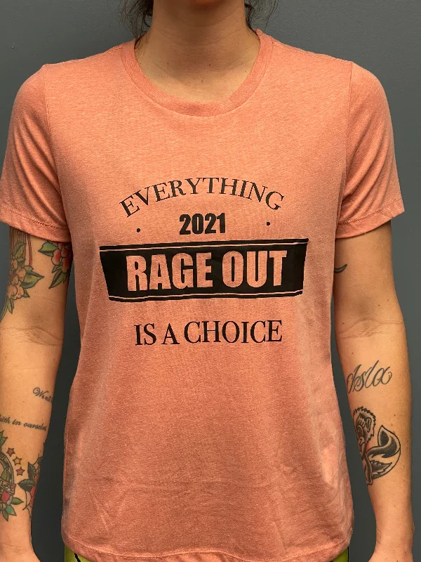Women's "Everything is a Choice" T-Shirt-- Mesh Fabric Canvas Fabric Denim Fabric