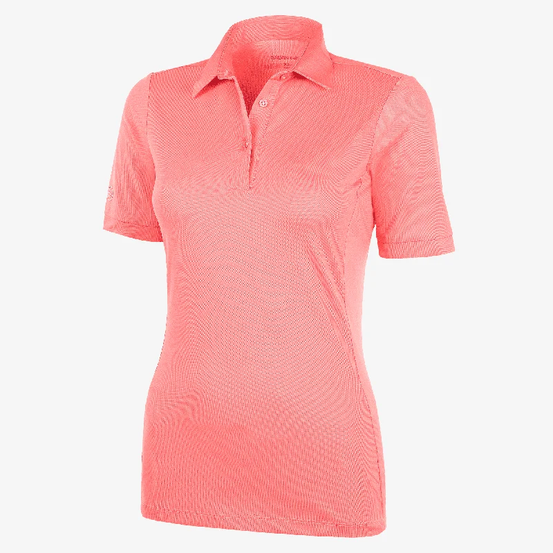 Melody - Breathable short sleeve golf shirt-- Modern Contemporary Chic