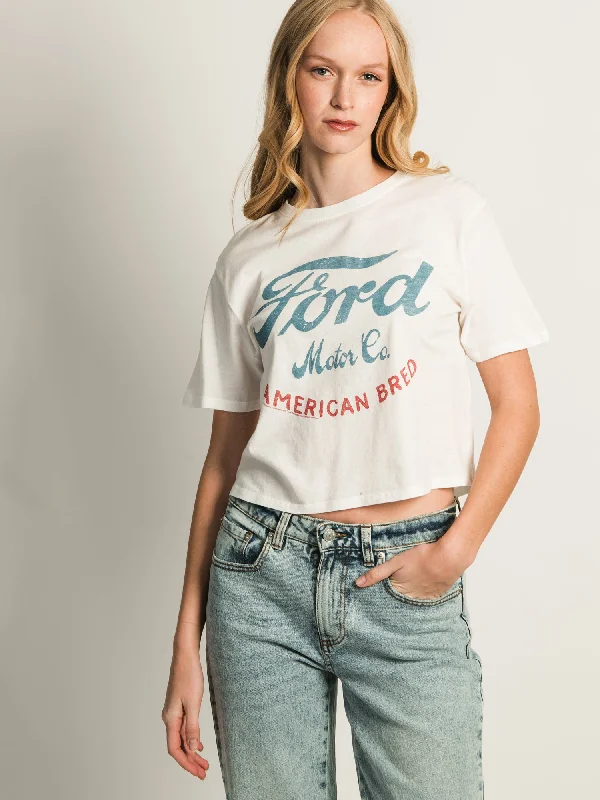 FORD MOTOR CO T-SHIRT-- Real Fur Shearling Chenille