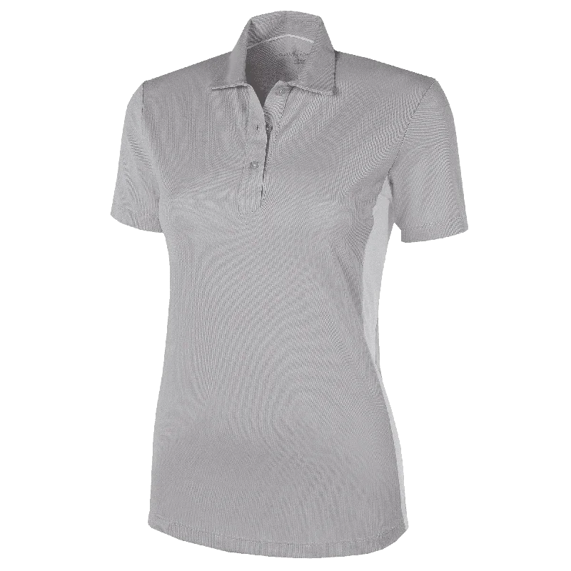 Maia - Breathable short sleeve golf shirt-- Collared Crew Neck Turtle Neck