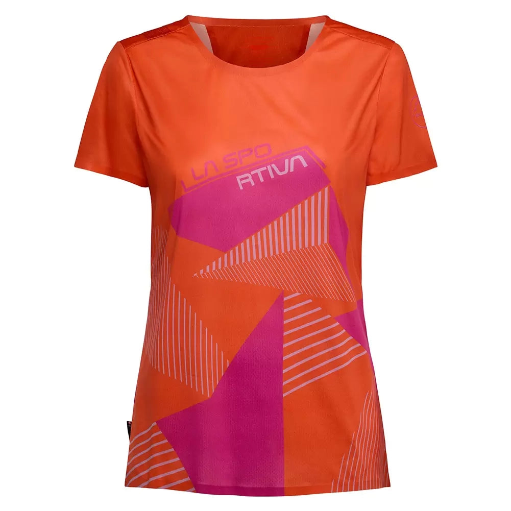 La Sportiva Comp T-Shirt-- Notch Collar Peter Pan Collar Cowl Neck