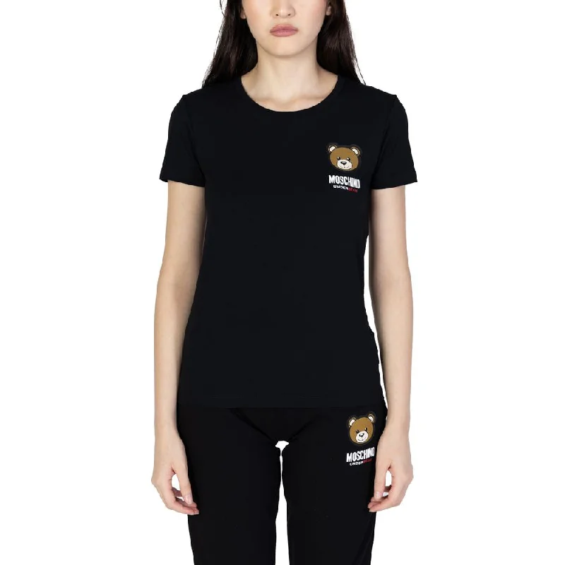 Moschino  Cotton Tops & Women's T-Shirt-- Mesh Blend Leather Blend Suede Blend