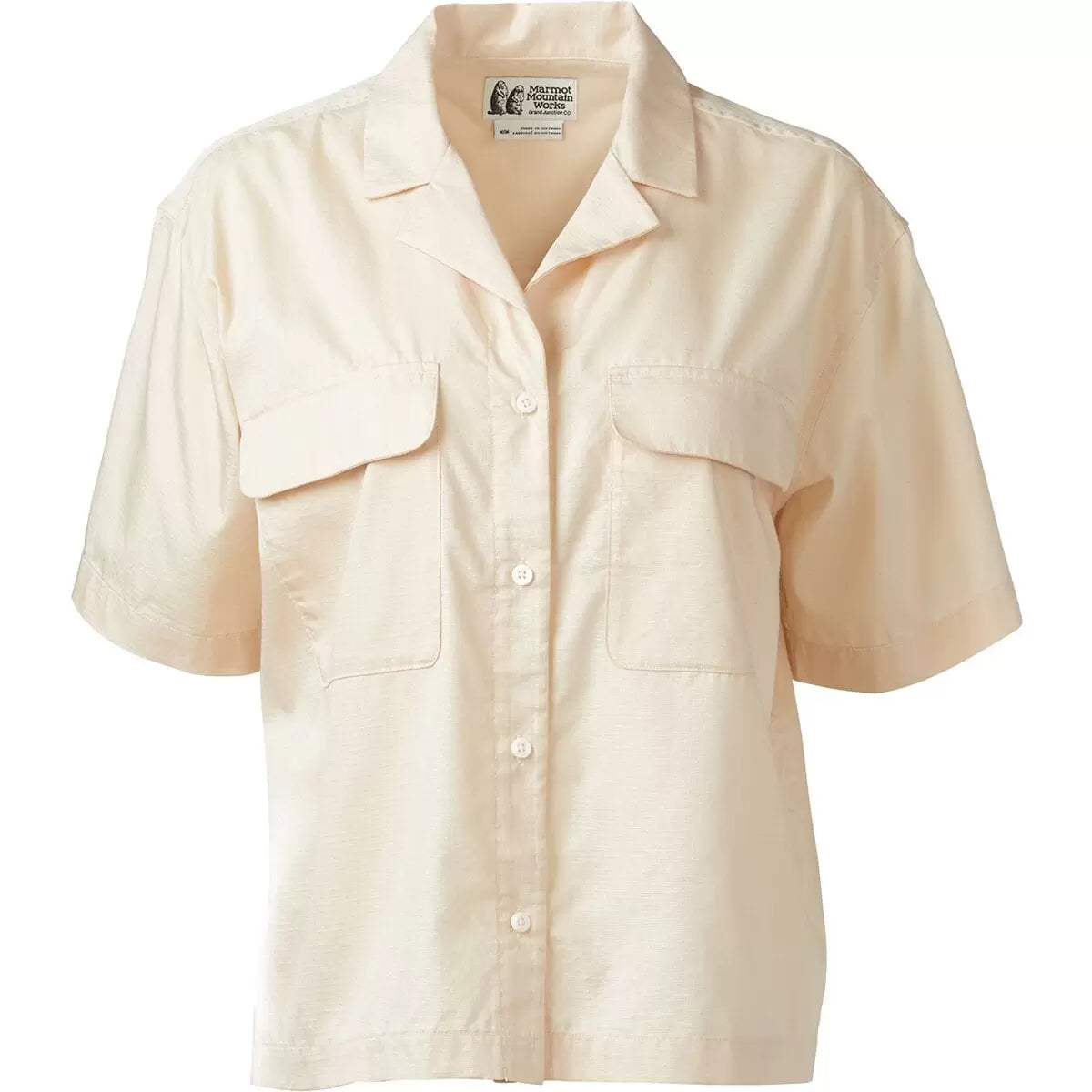 Marmot Muir Novelty SS Shirt-- Wool Fabric Cashmere Fabric Tweed Fabric