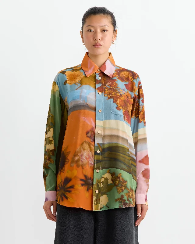 Unisex Shirt in Print G-- Fitted T-Shirt Seamless Stretchy