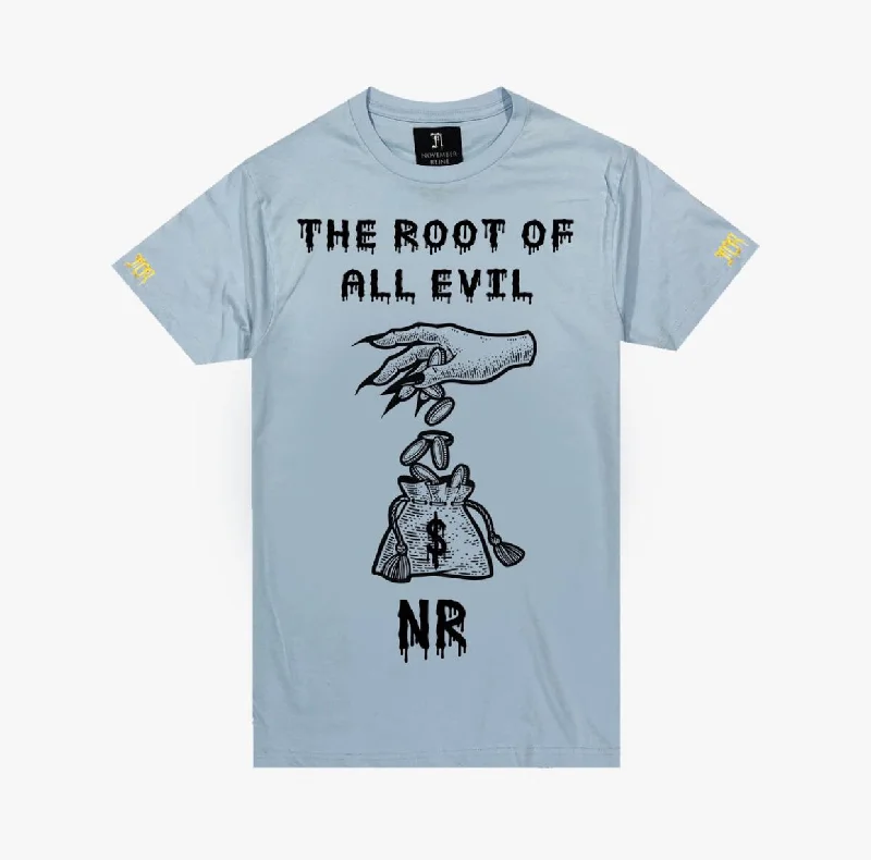 November reine (baby blue the root of all evil t-shirt)-- Spandex Blend Rayon Blend Denim Blend November reine (baby blue the root of all evil t-shirt)-- Spandex Blend Rayon Blend Denim Blend