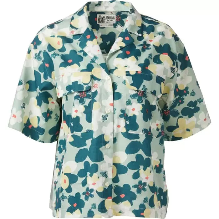 Marmot Muir Novelty SS Shirt-- Cotton Fabric Linen Fabric Terry Fabric
