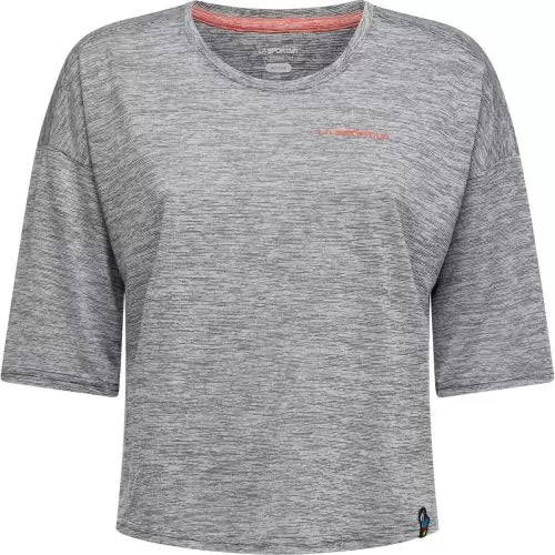 La Sportiva Cave Paint T-Shirt-- Ribbed Striped Patterned