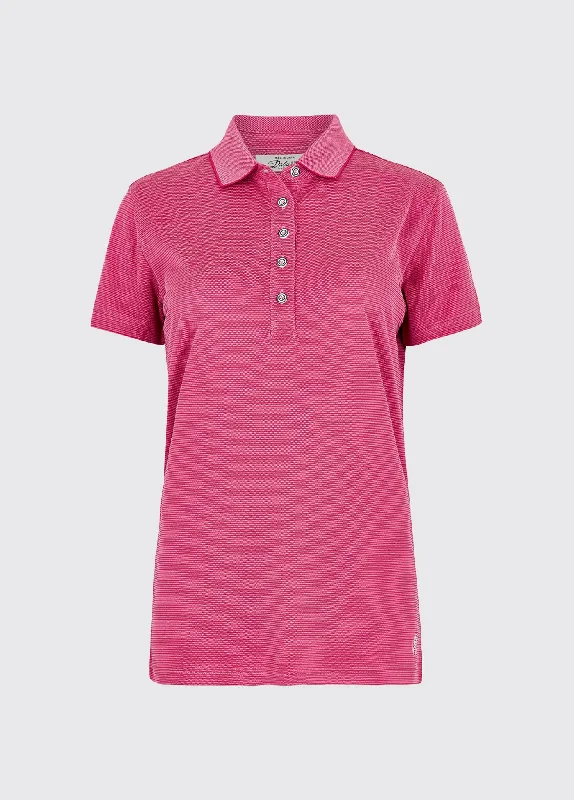 Edenderry Polo Shirt - Orchid-- Collared Crew Neck Turtle Neck