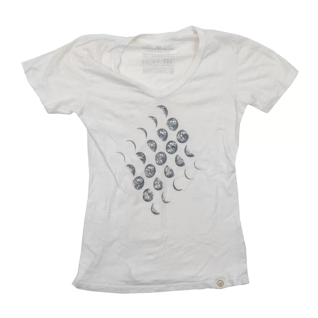 United by Blue Moon TShirt - Women's-- Cashmere Blend Cotton Blend Poly Blend