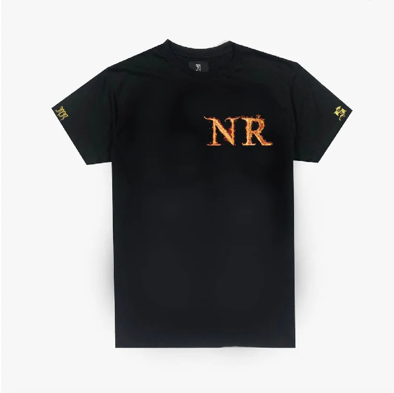 November reine (black burn baby t-shirt)-- Lace Blend Ribbed Blend Corduroy Blend