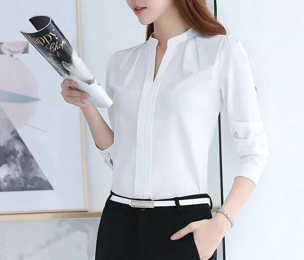 Long sleeve white