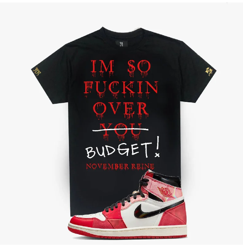 November Reine (Black / Red "Budget" T-Shirt)-- Faux Fur Fabric Real Fur Fabric Shearling Fabric November Reine (Black / Red "Budget" T-Shirt)-- Faux Fur Fabric Real Fur Fabric Shearling Fabric