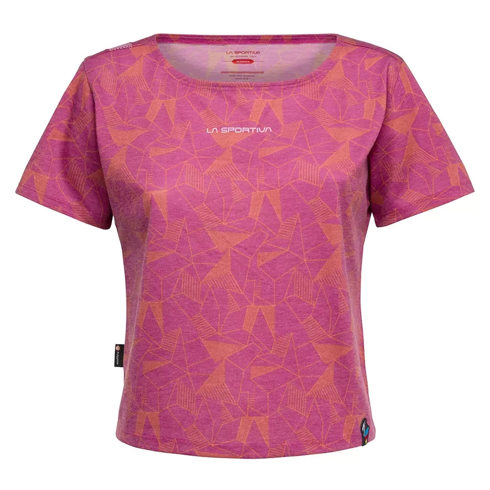 La Sportiva Dimension T-Shirt-- Print Jacquard Patchwork