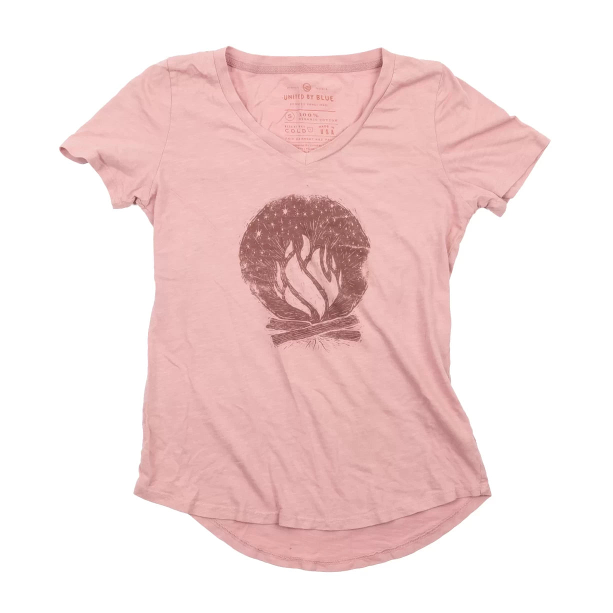 United by Blue Campfire TShirt - Women's-- Solid Print Embellished