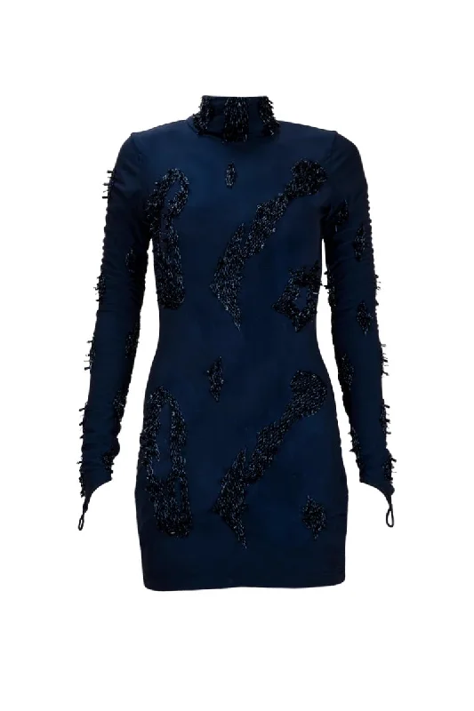 ZUSI BLACK MINI DRESS Comfortable Off-Shoulder Mini Dress