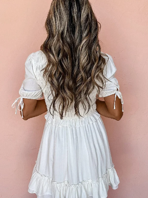 Elegant Mini Dress Casual V-Neck Mini Dress