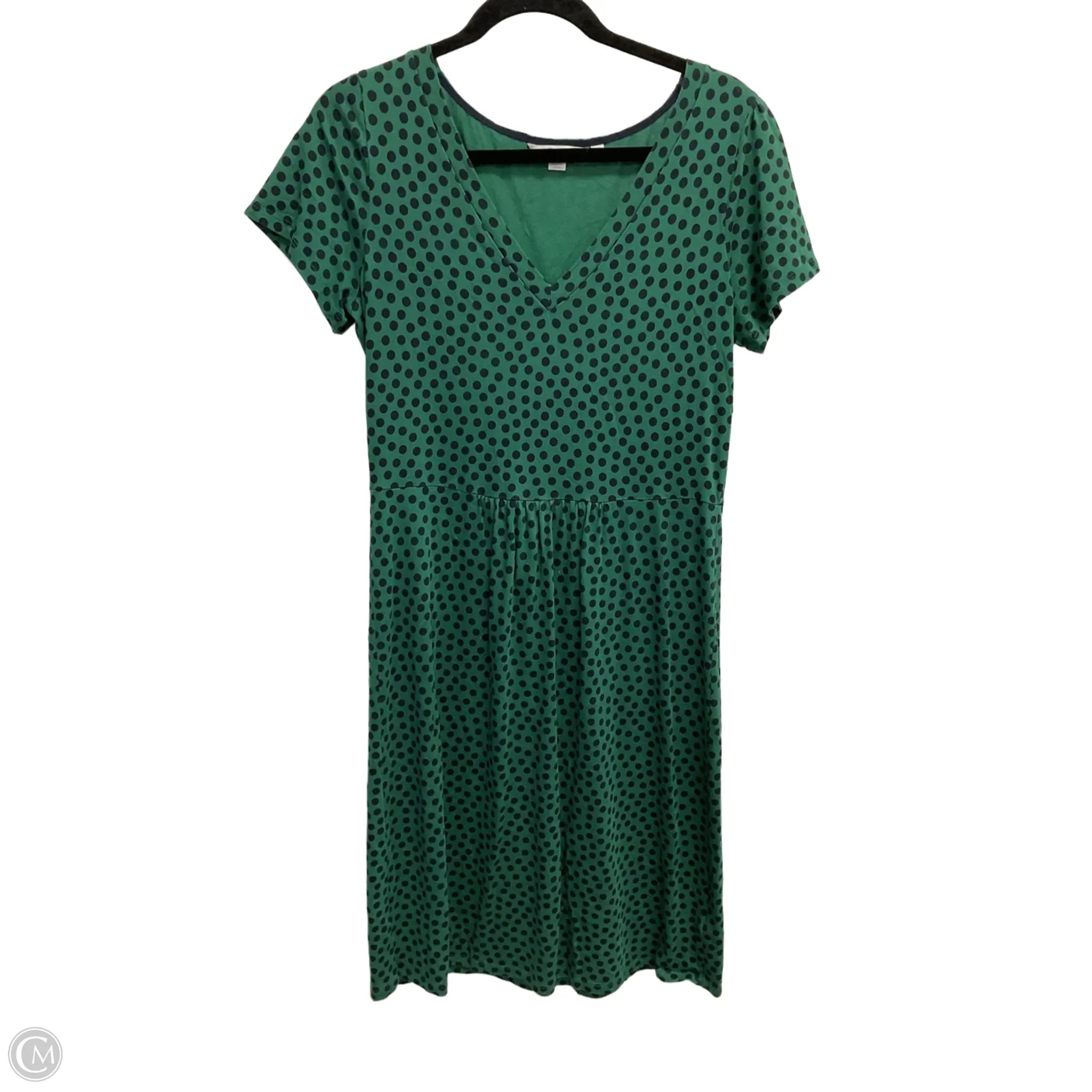 Dress Casual Midi By Boden In Green, Size: M Tunics Solid Classic