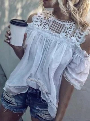 Casual White Mini Dress Fashionable Mini Dress with Pockets