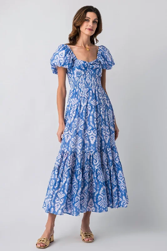 THML Kayla Puff Sleeve Maxi Dress Tunics Stylish modern