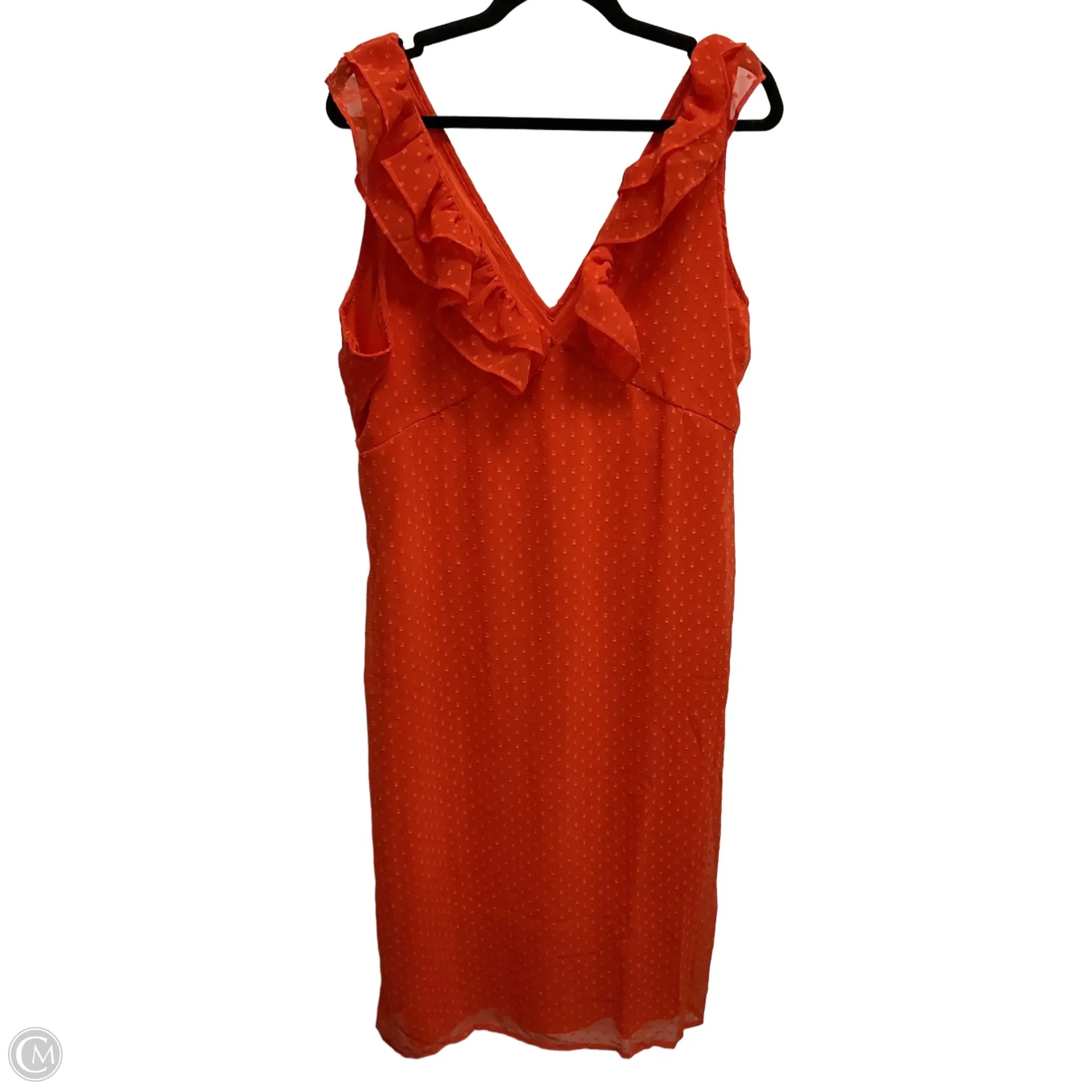 Dress Casual Maxi By Boohoo Boutique In Orange, Size: 1x Tunics Brand named