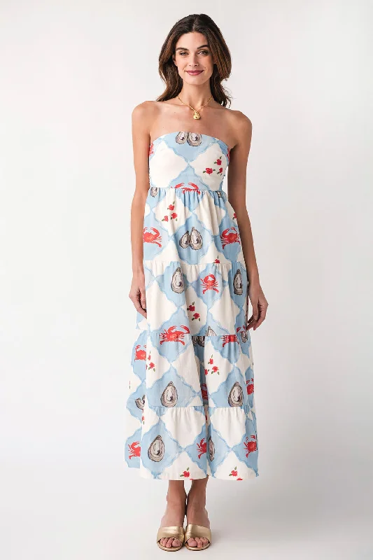 Bailey Rose Strapless Oyster Dress Tunics Luxurious premium