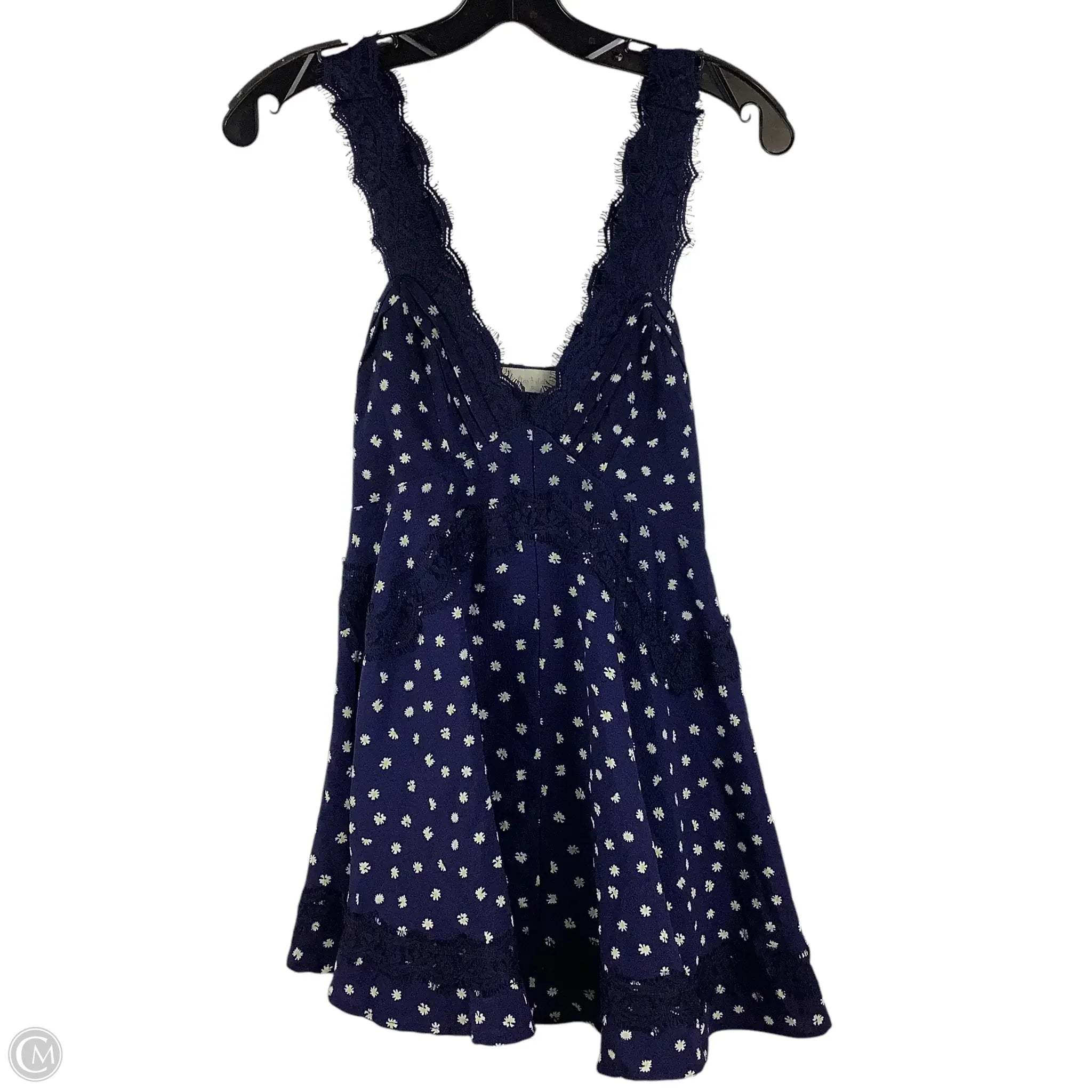 Dress Casual Short By Altard State In Navy, Size: Xs Halter Neckline Beach