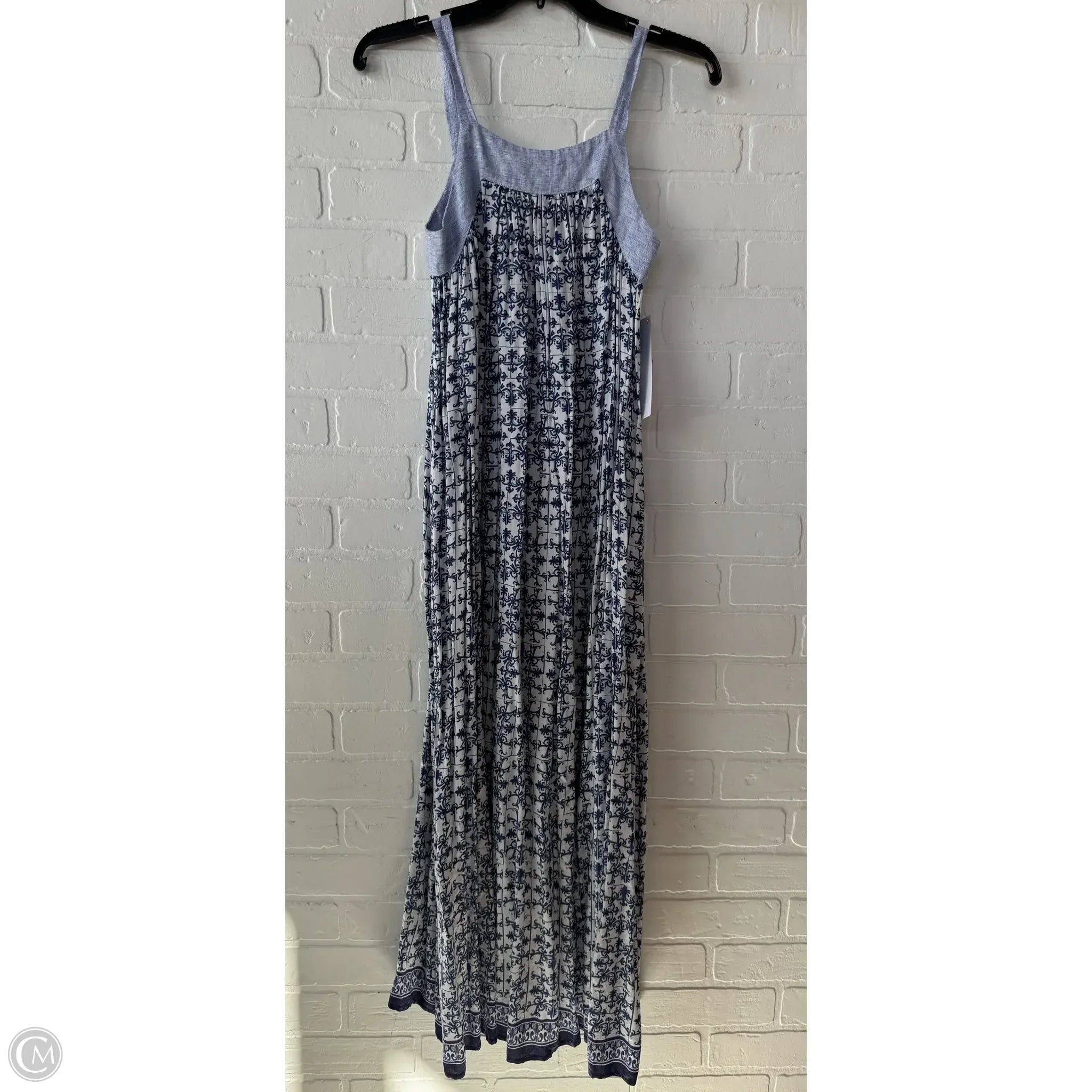 Dress Casual Maxi By Vineyard Vines In Blue & White, Size: Xxs Tunics Versatile stylish Dress Casual Maxi By Vineyard Vines In Blue & White, Size: Xxs Tunics Versatile stylish