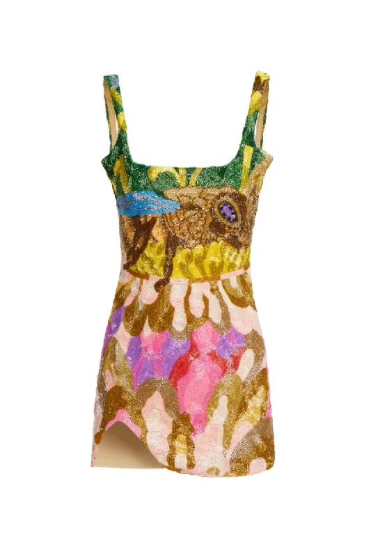 AURELIA MINI DRESS Classic Solid Mini Dress