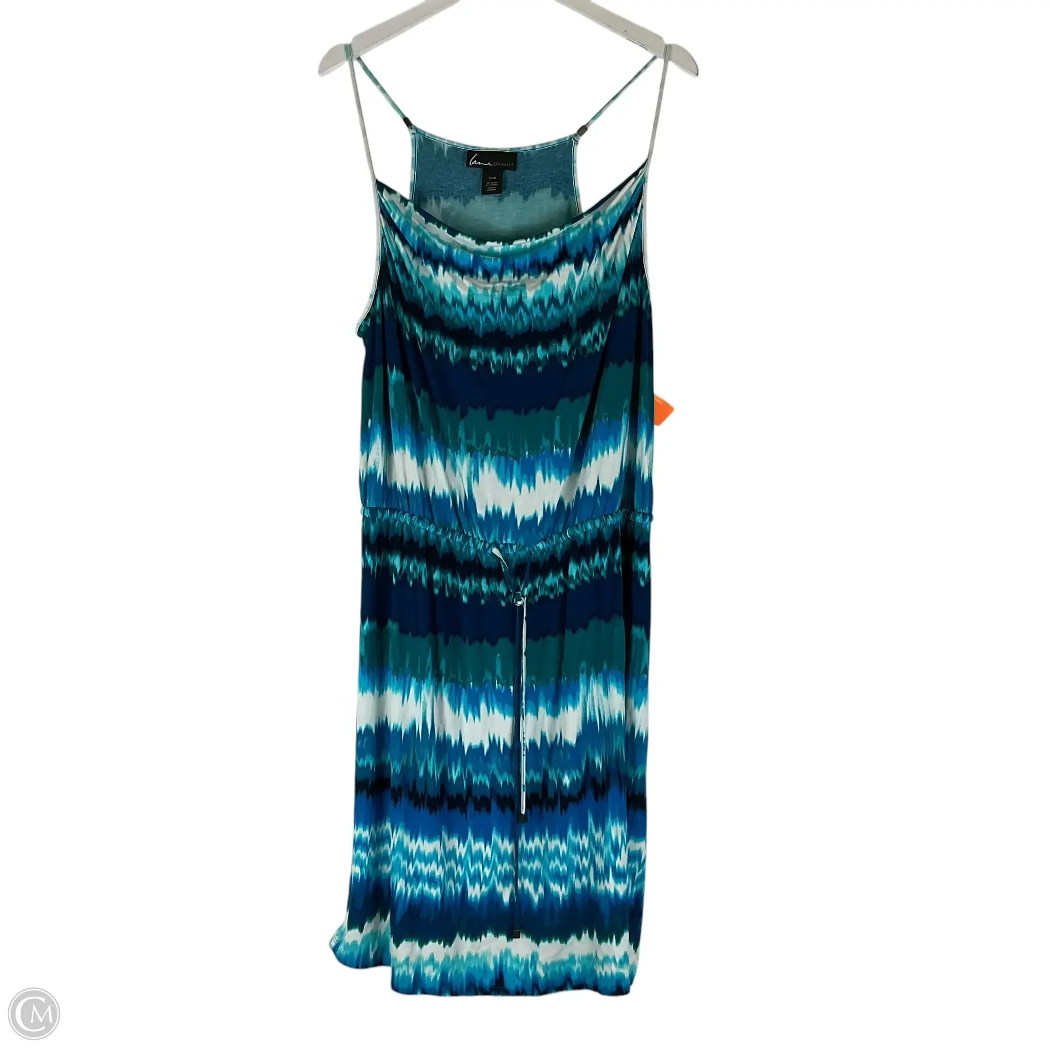 Dress Casual Short By Lane Bryant In Blue, Size: Xl Boatneck Modish Everyday