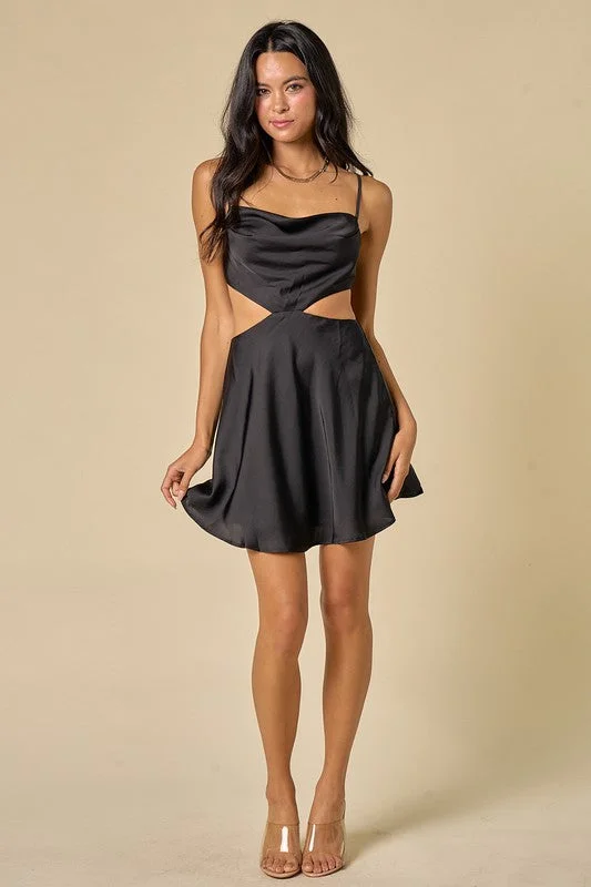 Taking Chances Mini Dress Chic Puff Sleeve Mini Dress