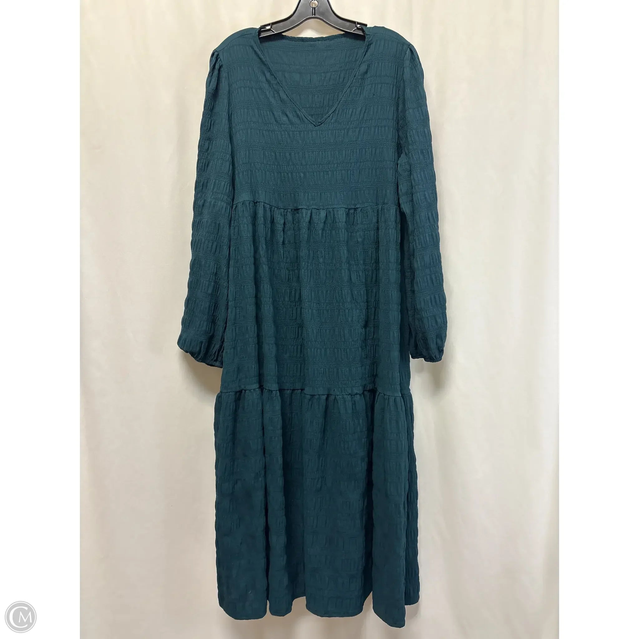 Dress Casual Maxi By Shein In Aqua, Size: Xl Tunics Fall fleece