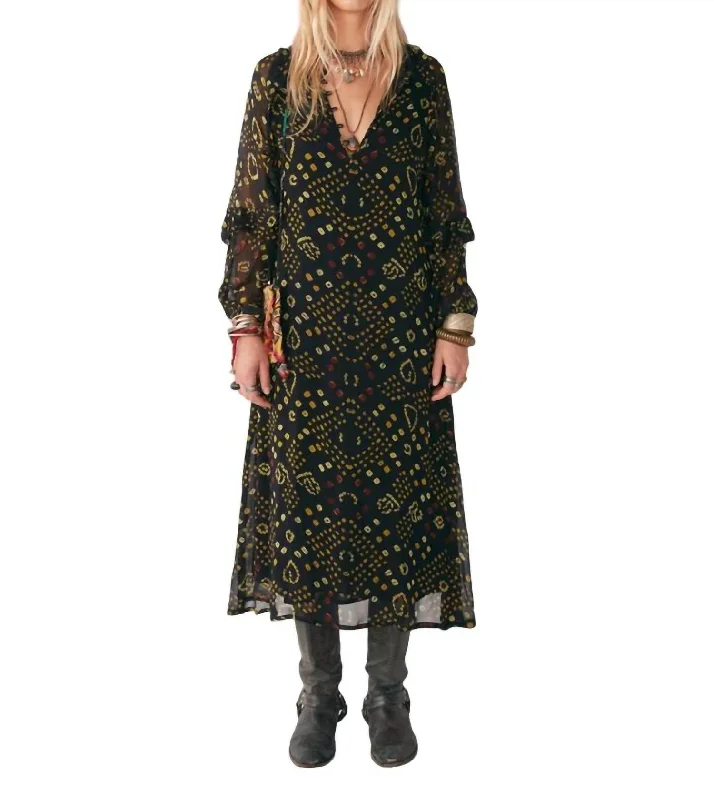 Bianca Dress In Space Oddity/black Magma Tunics Mesh breathable