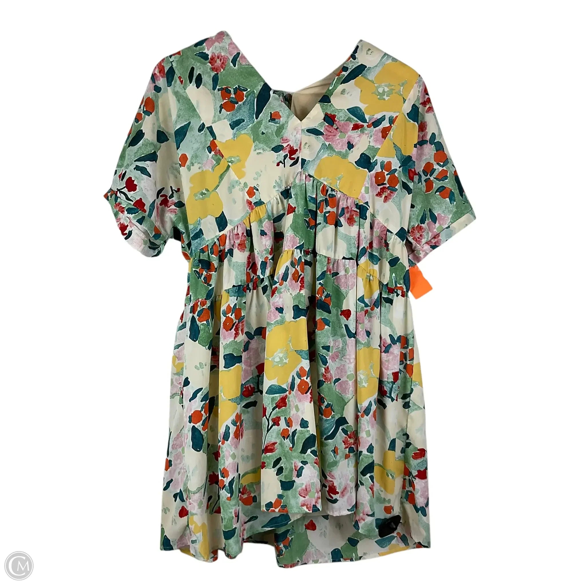 Dress Casual Short By Entro In Cream, Size: L Tunics Corduroy durable