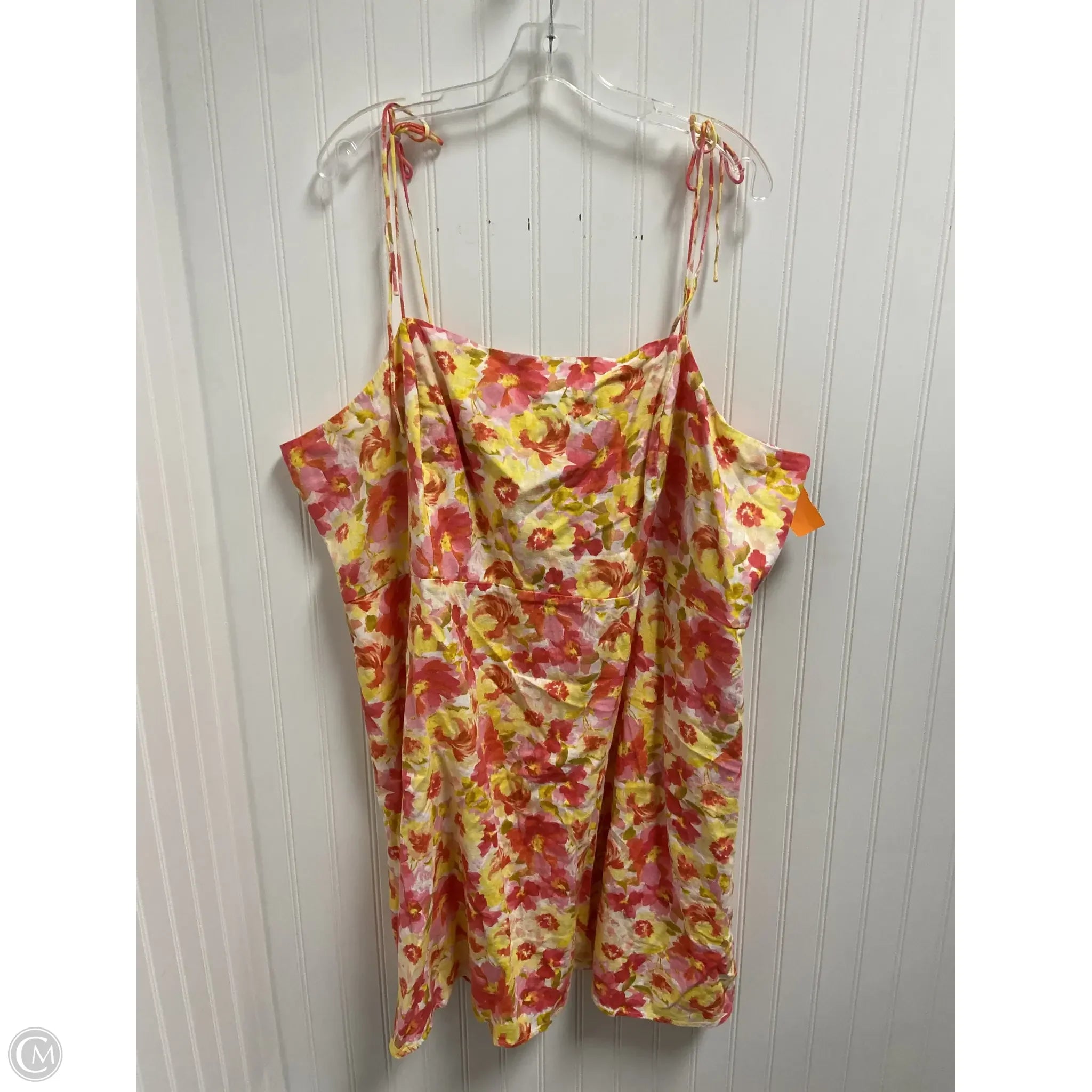 Dress Casual Short By Old Navy In Floral Print, Size: 4x Tunics Office stylish