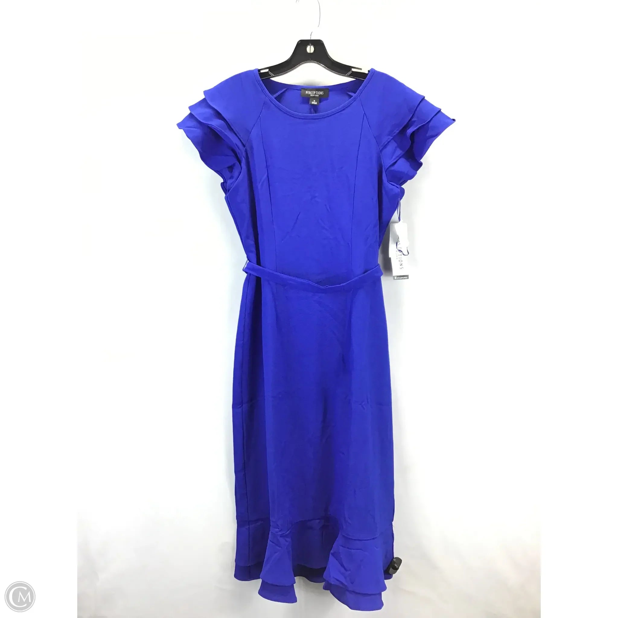 Dress Party Long By Perceptions In Blue, Size: M Tunics Top rated