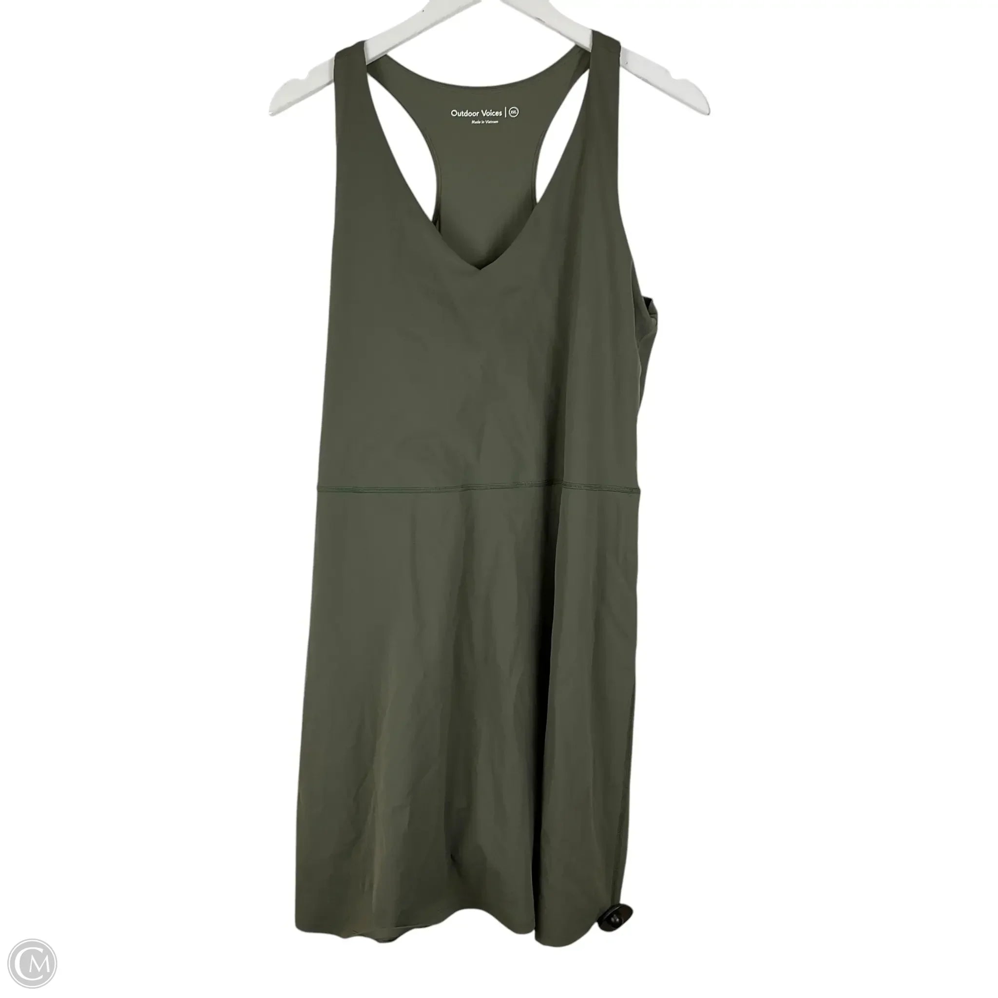 Athletic Dress By Outdoor Voices In Green, Size: Xxl Tunics Vintage classic