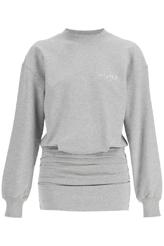 The Attico Women's Lightweight Fleece Mini Dress Tunics Long Elegant