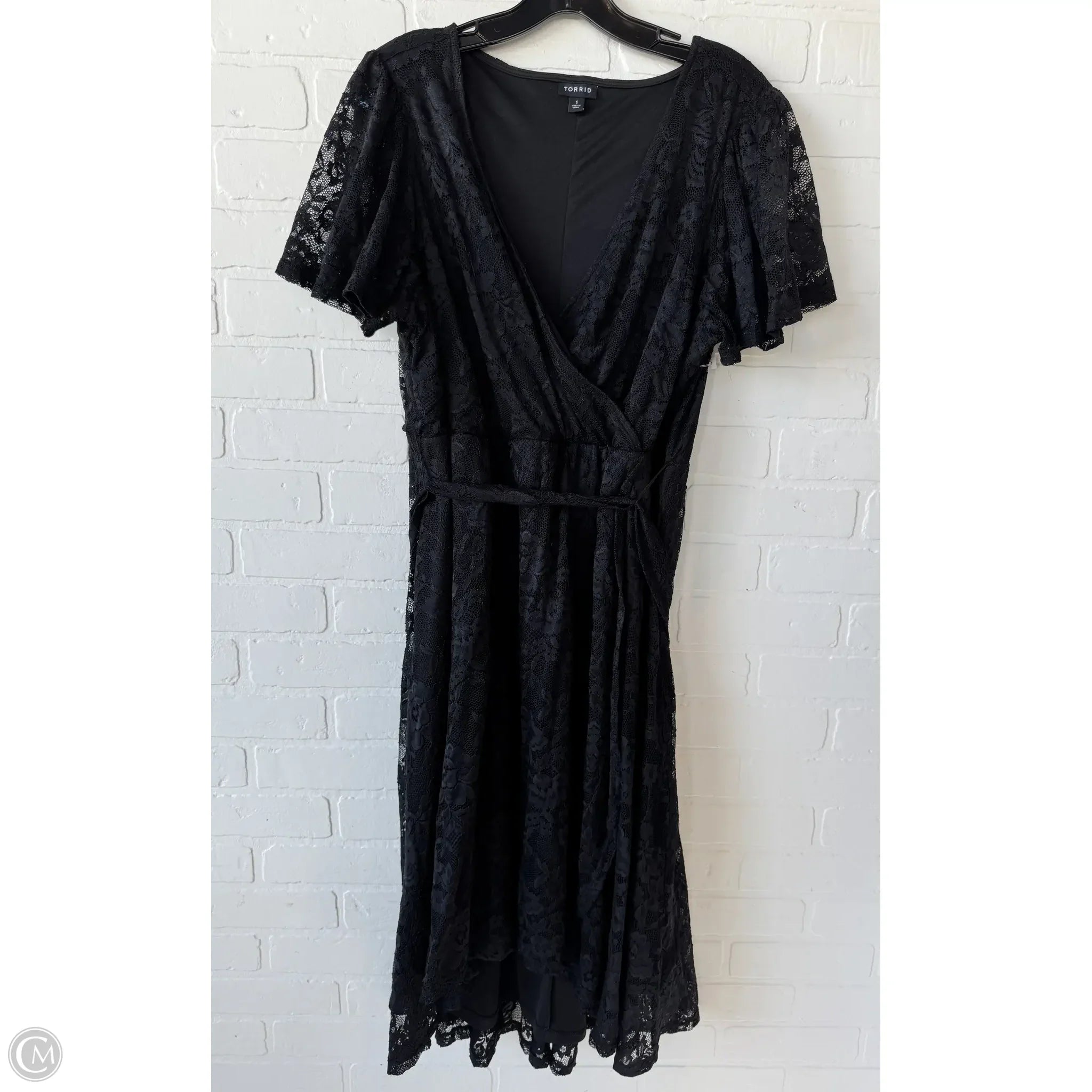 Dress Party Short By Torrid In Black, Size: 1x Halter Neckline Beach