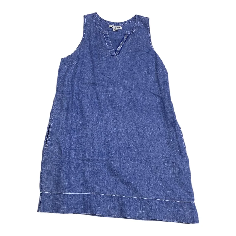 Dress Casual Short By Tommy Bahama In Blue, Size:L Tunics Gym athletic