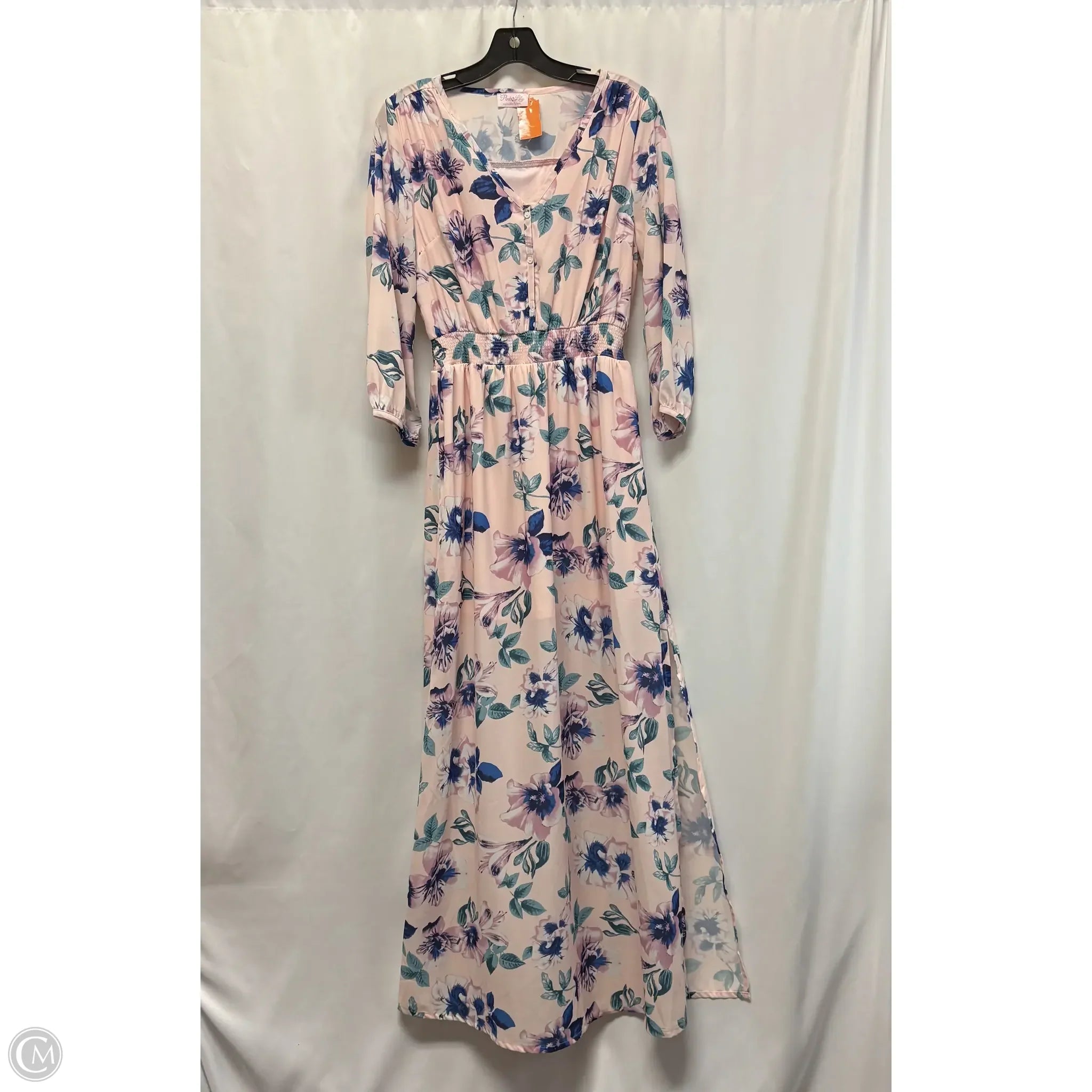 Dress Casual Maxi By Pink Lily In Pink, Size: M Tunics Floral girly