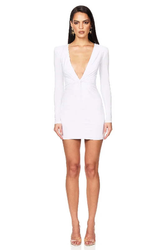 Nookie Legacy Mini Dress - Ivory Shift Classic Vintage