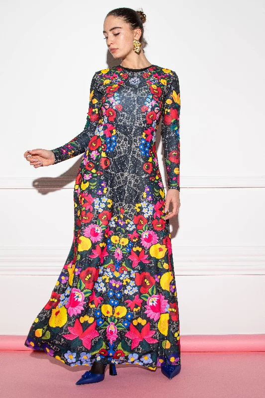 Dalma Czukormadár Kalocsai dress Tunics Sophisticated sleek