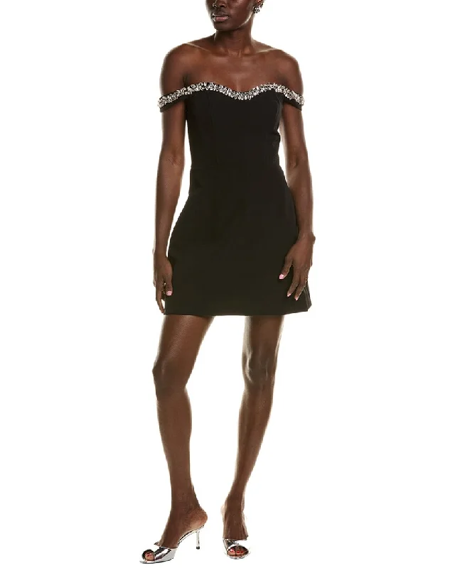 Ml Monique Lhuillier Blaire Mini Dress Tunics Party sparkling